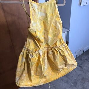 Free people Yellow Floral Women’s Dress